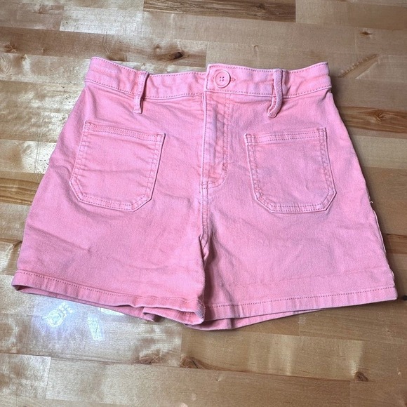 Epic Threads Other - Epic Threads Denim Shorts Girls Size 12 Pink Excellent Adjustable Waist Summer